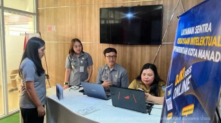 Kemenkum Sulut Asistensi Sentra KI Manado, Perkuat Ekosistem KI Daerah