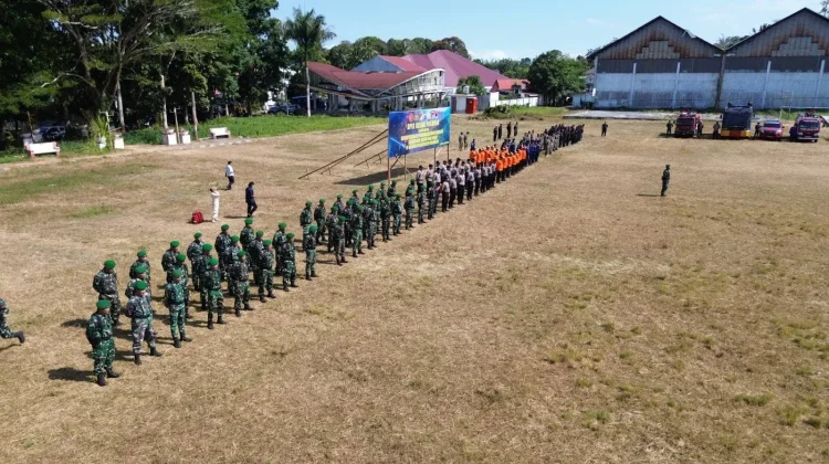 Sinergi TNI-Polri dan Pemkab Minahasa Hadapi Ancaman Karhutla