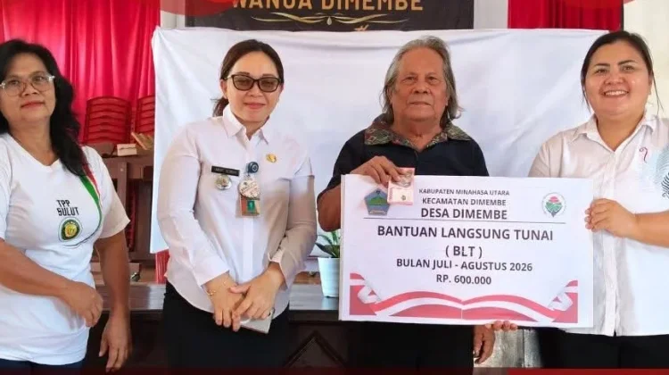 Jangkau Kebutuhan KPM, Pemdes Dimembe Salurkan BLT Juli Agustus 2026