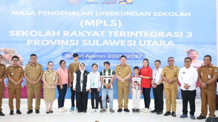 Wagub Victor Mailangkay Buka MPLS Sekolah Rakyat Terintegrasi 3 Sulut