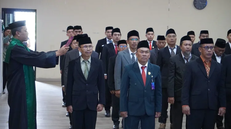 25 Kepala KUA Dilantik, Kakanwil Kemenag Sulut Tekankan Integritas