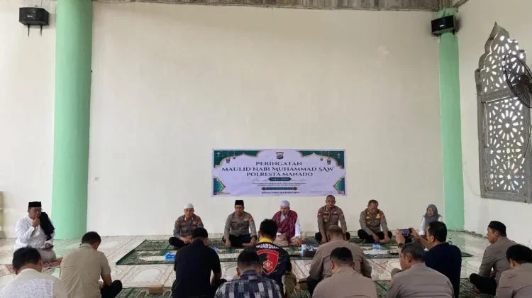 Maulid Nabi, Kapolresta Manado Ajak Personel Layani Warga Humanis