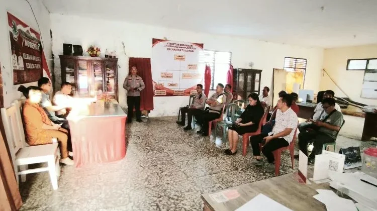 Safari Kamtibmas, Polsek Tuminting Serap Aspirasi Warga Sindulang Dua