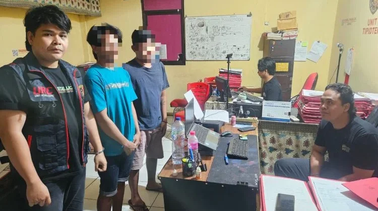 Resmob Bravo Polresta Manado Amankan Dua Pelaku Pengeroyokan di Wonasa Kapleng