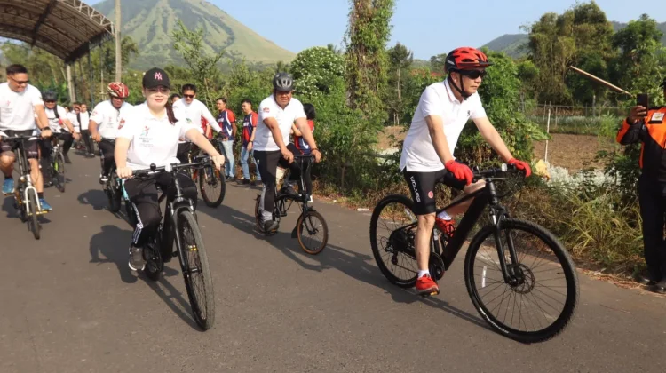 Caroll-Sendy Ikuti Fun Bike Peringati Haornas 2026