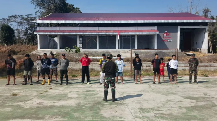 Koramil Kawangkoan dan Warga Percepat Pembangunan Gerai KDKMP