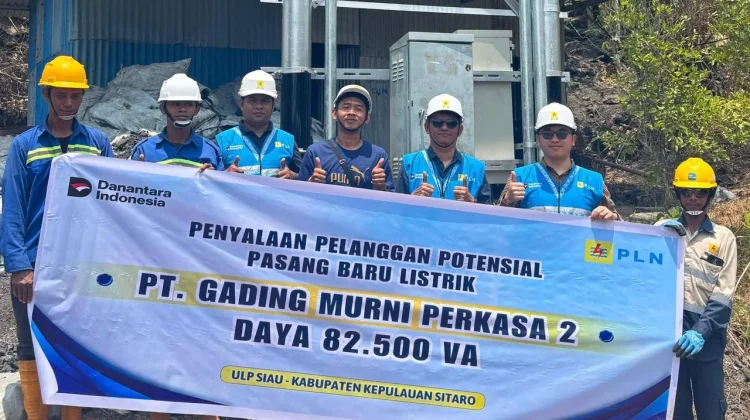 PLN ULP Siau Dukung Pertumbuhan Usaha lewat Penyambungan Listrik 82.500 VA