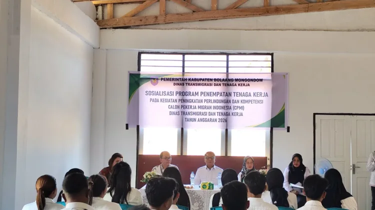 Pemkab Bolmong Buka Sosialisasi Perlindungan Calon Pekerja Migran