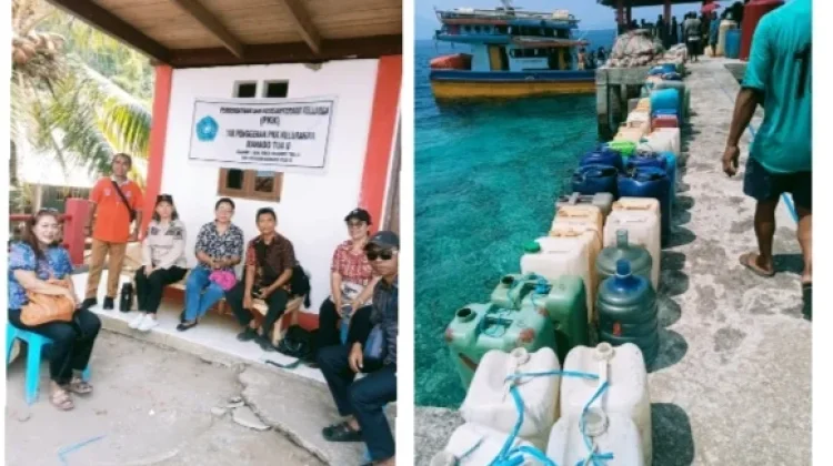 Kemarau dan El Nino, Warga Manado Tua II Terima Bantuan Air