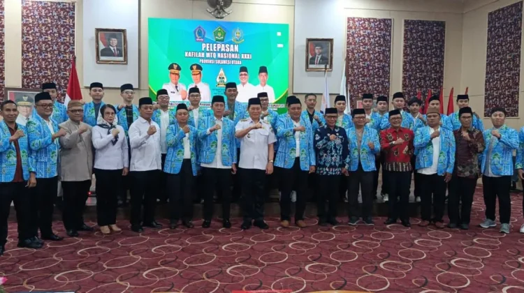 Wagub Sulut Lepas Kafilah MTQ XXXI ke Semarang