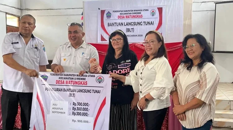 Pemdes Matungkas Salurkan BLT Juli, Agustus dan September 2026
