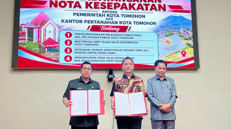 Pemkot-Kantah Tomohon Kawal 9 Program Pertanahan Terintegrasi Nasional
