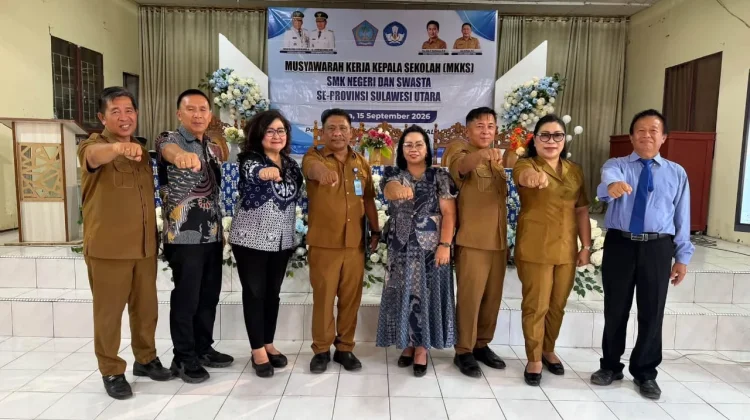 Hernie Onibala Terpilih Jadi Ketua MKKS SMK Sulut Masa Bakti 2026-2029