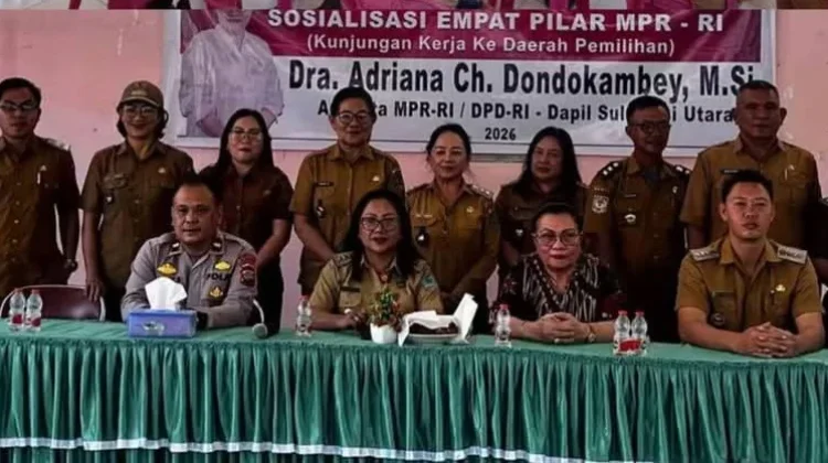 Sosialisasi 4 Pilar MPR RI, Camat Kauditan Beri Apresiasi