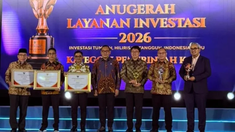 Manado Raih Terbaik I Anugerah Layanan Investasi 2026