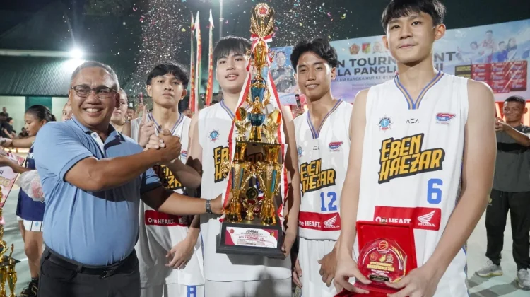 Kodam Merdeka Sukses Menggelar Open Turnamen Basket Piala Panglima TNI