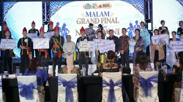Bupati Yusra Hadiri Grand Final Nyong Noni Sulut, Utusan Bolmong Raih Gelar Favorit