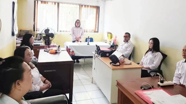 Sukacita Melayani, Bimas Katolik Kemenag Minut Rutin Gelar Ibadah Bersama