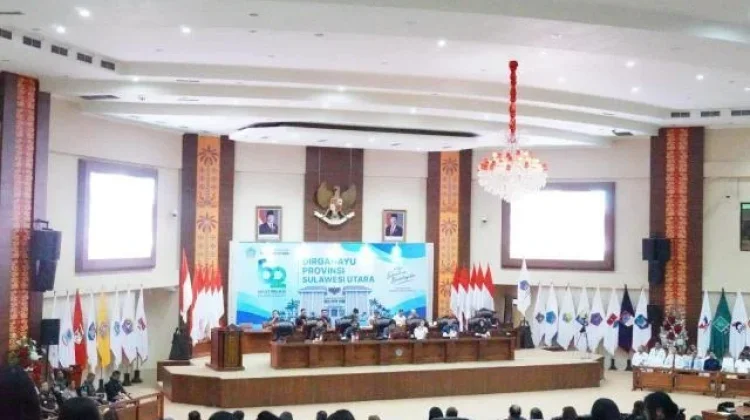 Perkuat Sinergi Antarlembaga, Kakanwil Kemenkum Sulut Hadiri Paripurna DPRD