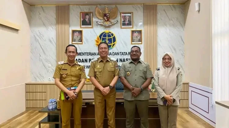Bupati Minsel Kunker di ATR BPN Sulut
