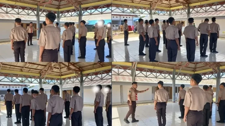 Pelatihan Pramuka Bagi Anak Binaan LPKA Tomohon