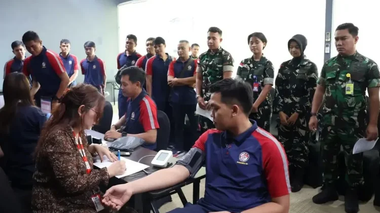 Wujud Kepedulian Sosial, Personil Lanud Sam Ratulangi Berdonor Darah