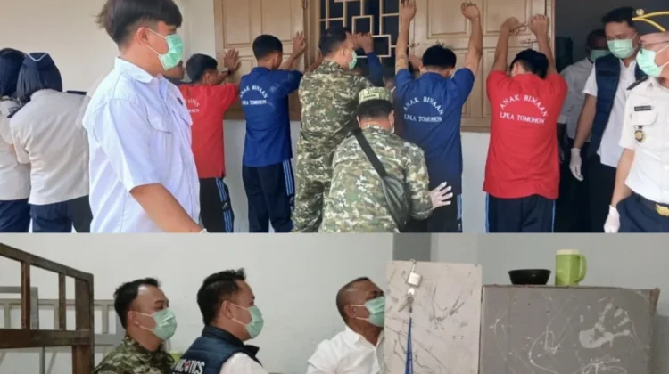 LPKA Tomohon Gandeng APH Gelar Razia dan Tes Urine Massal