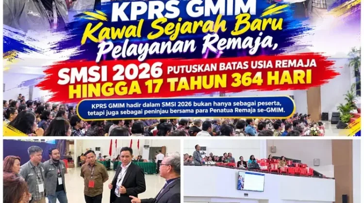 Sejarah Baru Remaja GMIM, SMSI 2026 Tetapkan Batas Usia hingga 17 Tahun 364 Hari