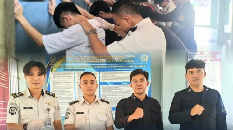 Cegah Gangguan Kamtib, Lapas Amurang Laksanakan Penggeledahan Rutin