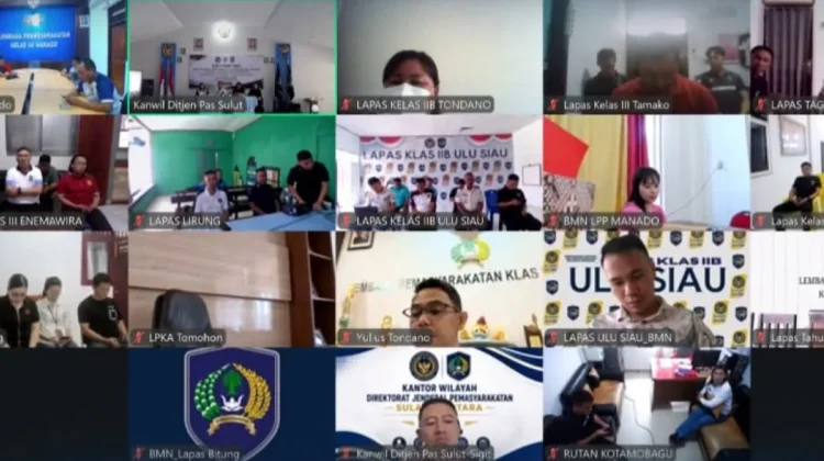 Kanwil Ditjenpas Sulut Ikuti Exit Meeting Audit BMN 2026