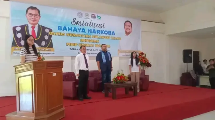 Sosialisasi Bahaya Narkoba di FISIP Unsrat
