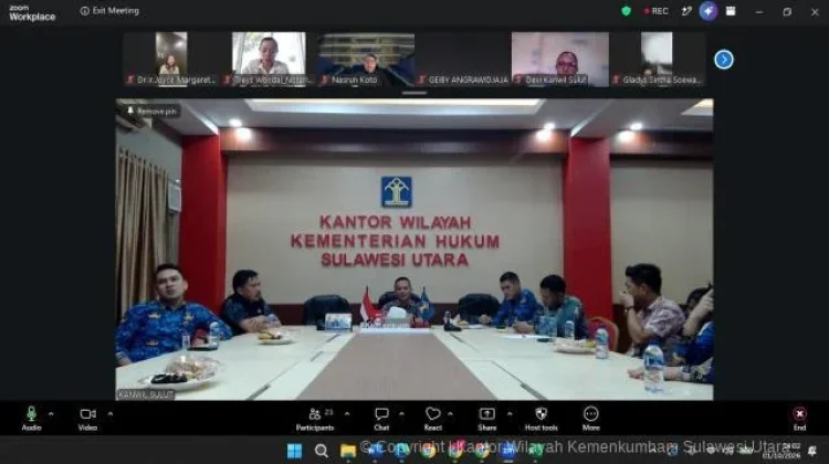 Kemenkum Sulut Tegaskan Kepatuhan Notaris dalam Penerapan PMPJ