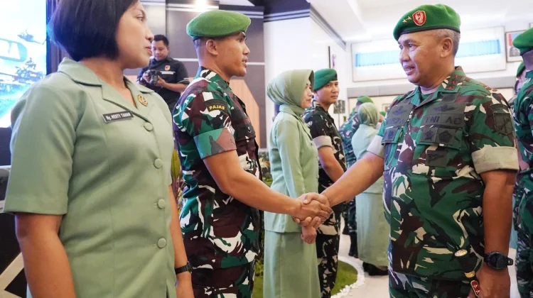 Kenaikan Pangkat Perwira, Pangdam Merdeka Tekankan Amanah dan Tanggung Jawab