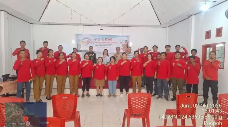 Camat Tombariri Dampingi Pembentukan Masyarakat Peduli Ap