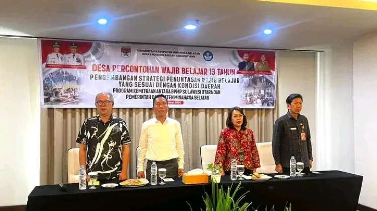Desa Percontohan Wajib Belajar 13 Tahun di Minsel