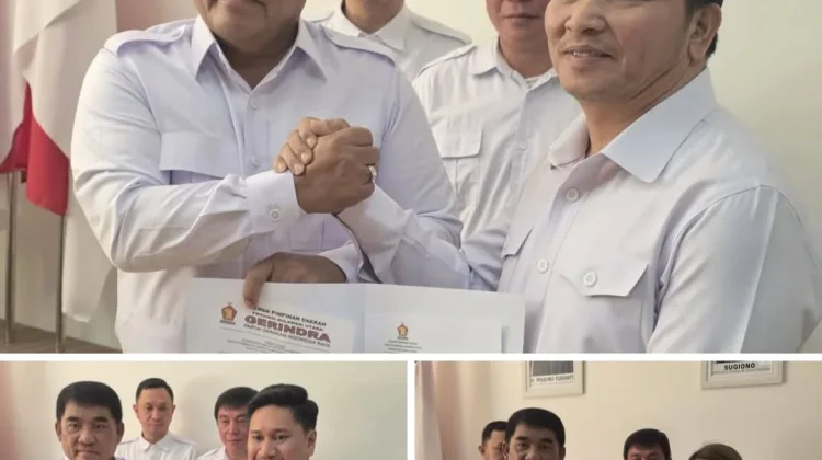 Ketua DPD Gerindra Sulut Serahkan SK Ketua DPC Minsel, Bolmong dan Kotamobagu