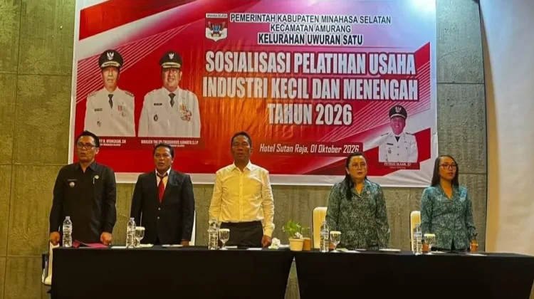 Bupati Wongkat Buka Sosialisasi dan Pelatihan Usaha IKM Minsel