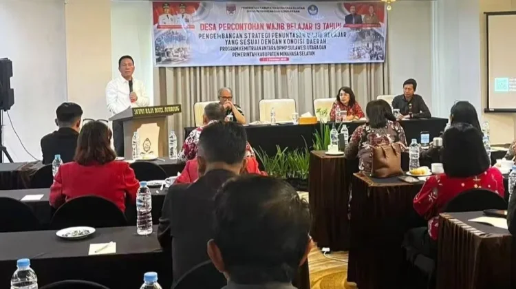 Bupati Wongkar Tetapkan 5 Desa Percontohan Wajib Belajar 13 Tahun di Minsel