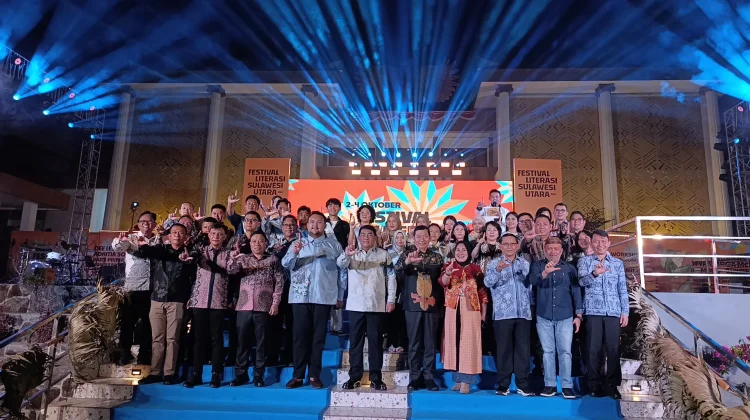 Gubernur Yulius Tutup Festival Literasi Sulawesi Utara 2026