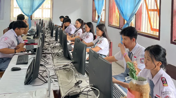 146 Siswa Kelas XII SMAN 1 Tondano Ikuti Simulasi TKA, Digelar 4 Hari