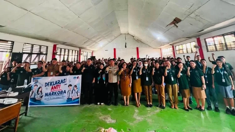 BNN Sulut Gelar Sosialisasi Indonesia Bersinar di SMAN 3 Manado
