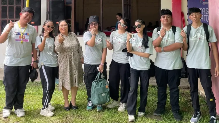 Imanuel Klabat Peserta Lintas Alam Hari Persatuan Remaja Sinode GMIM