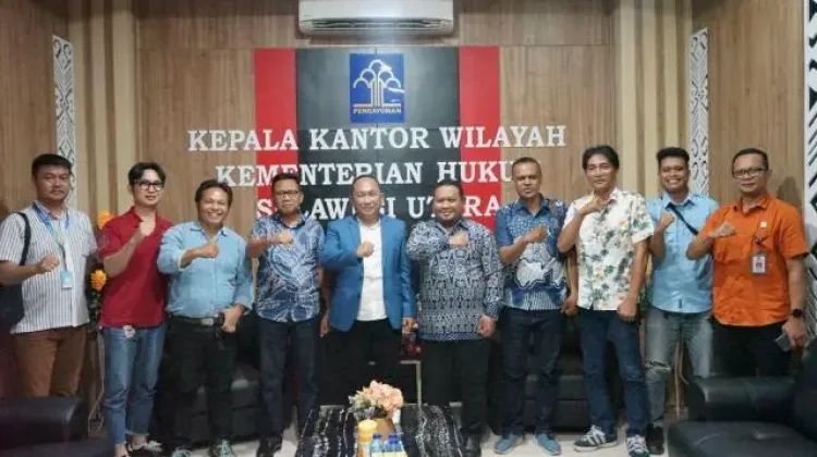 Kanwil Kemenkum Sulut Gelar Pertemuan Dengan Insan Pers di Manado