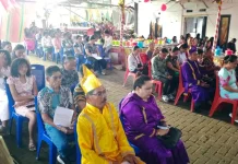 Polsek Wori Lakukan Pengamanan Pesta Adat Tulude Desa Lantung
