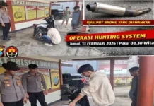 Polres Minahasa Tegas Tertibkan Knalpot Brong
