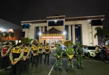 Polresta Manado Pantau Situasi Kamtibmas di Sejumlah Wilayah