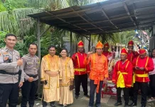 Polsek Wori Amankan Perayaan Pesta Adat Tulude Desa Nain Satu
