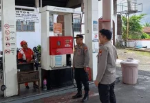 Polsek Wanea Pantau Distribusi BBM Terutama Solar di Sejumlah SPBU