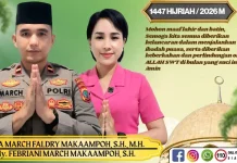Kapolsek Langowan Ucapkan Selamat Ramadan 1447 H