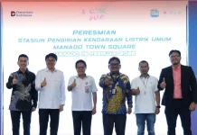 Wali Kota Manado Meresmikan SPKLU Ultra Fast Charger di Mantos 3